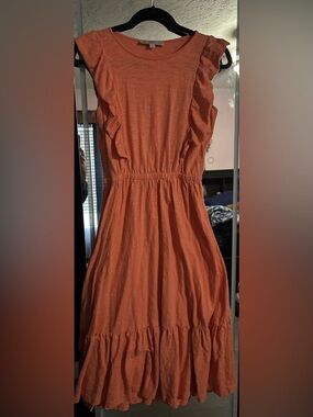 LOFT Burnt Orange Short Sleeve Tee